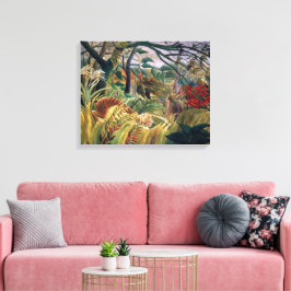 Tiger i en tropisk storm | Henri Rousseau | Canvastryck