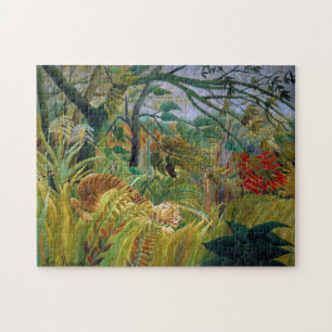 Tiger i en tropisk storm, Rousseau Pussel