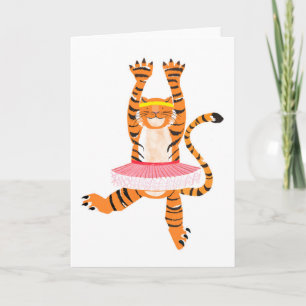 Tiger i en Tutu Kort