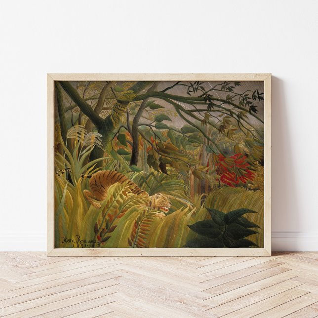 Tiger i ett Tropical Storm | Henri Rousseau Poster (Skapare uppladdad)