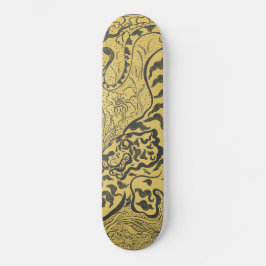 Tiger i Jungle (Vild Animal) (av Paul Ranson) Mini Skateboard Bräda 18,5 Cm