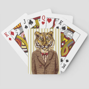 Tiger i kvällens Bära Casinokort
