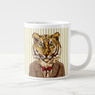 Tiger i kvällens Bära Jumbo Mugg