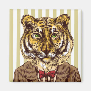 Tiger i kvällens Bära Magnet