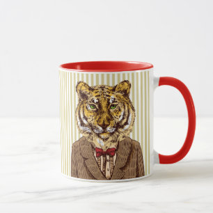 Tiger i kvällens Bära Mugg