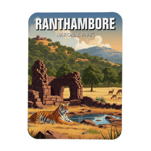 Tiger i Ranthambore National Park India Travel Magnet