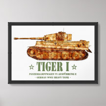 Tiger I Världskrig Två tyska Heavy Tank Panzer WW2