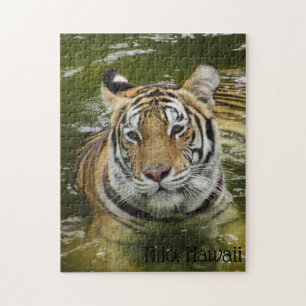 Tiger i vatten pussel