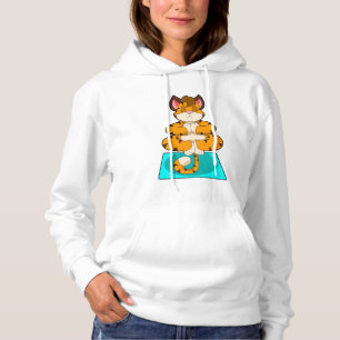 Tiger i Yoga på Yoga-mattan T Shirt