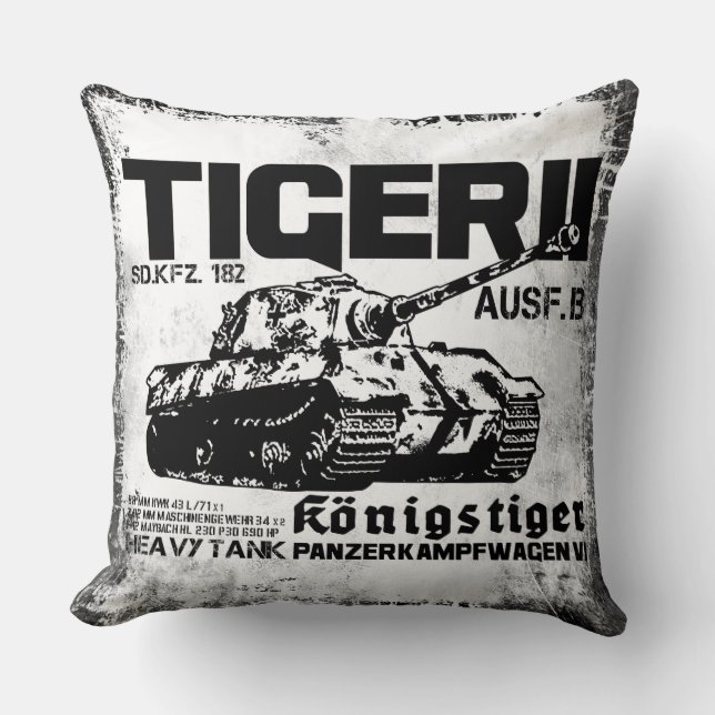 Tiger II Dekorativ kudde (Framsida)