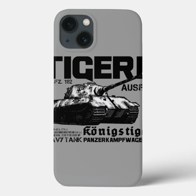 Tiger II iPhone/iPad-fall (Baksida)