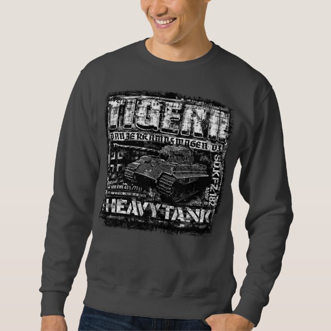 Tiger II Lång Ärmad Tröja (Framsida)