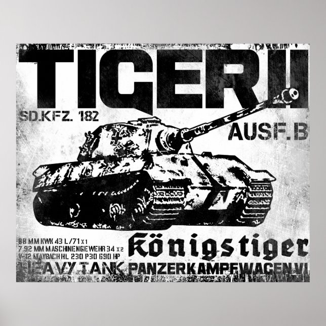 Tiger II Poster (Framsidan)