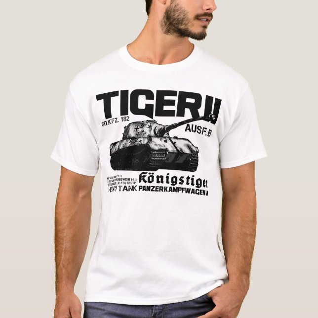 Tiger II T-Shirt (Framsida)