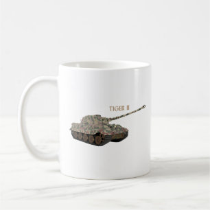 Tiger II Tysk WW2-Tank för stridshandling Kaffemugg