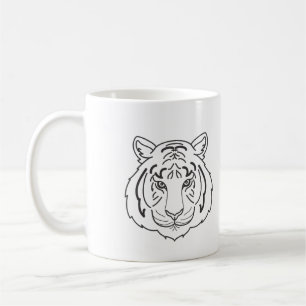 Tiger Illustration Kaffemugg