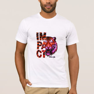 Tiger 'IMPACT' - Djärv Guld Estetik T Shirt