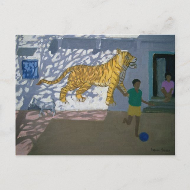 Tiger India Vykort (Framsida)