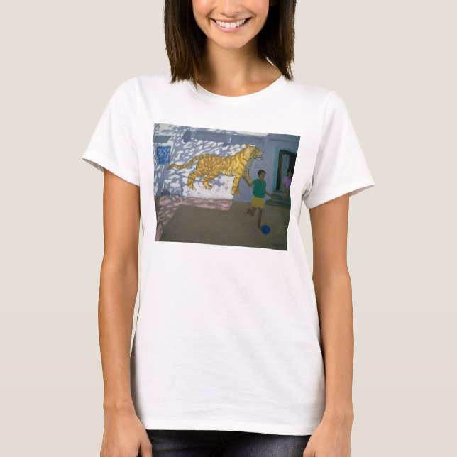 Tiger Indien T-shirt (Framsida)