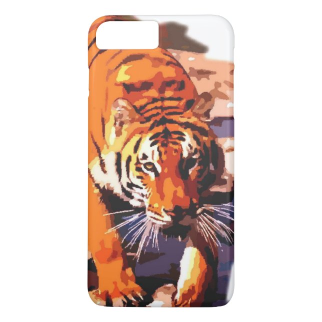 Tiger iPhone 7 Plus Fodral Case-Mate iPhone Skal (Baksida)