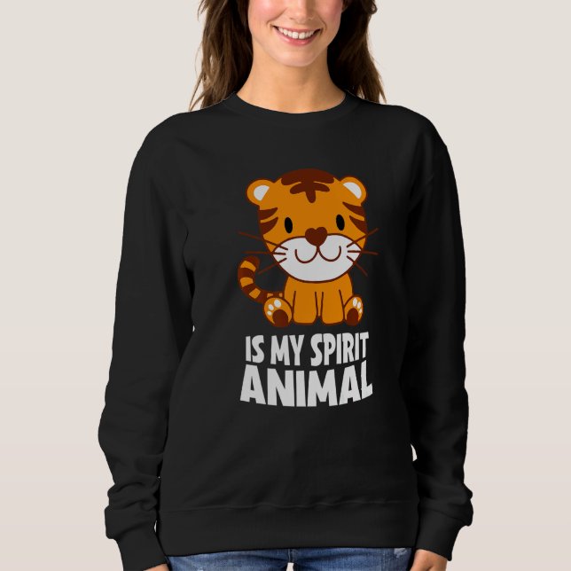 Tiger Is My Spirit Animal I Little Tiger I Kids Ti T Shirt (Framsida)
