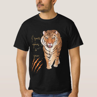 Tiger- Jag galler om och om igen t-shirt