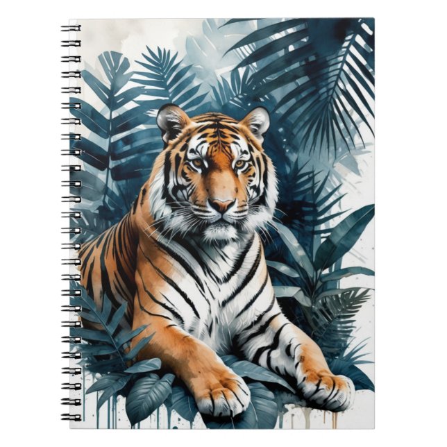 Tiger | Journal Anteckningsbok (Framsidan)
