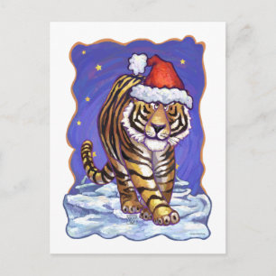 Tiger jul helg vykort