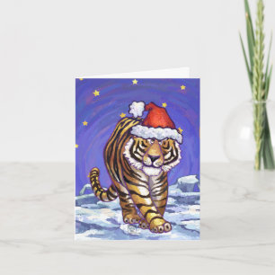 Tiger jul helgkort