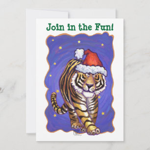 Tiger jul inbjudningar