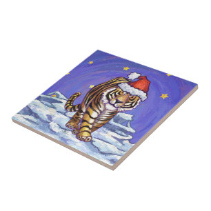 Tiger jul kakelplatta