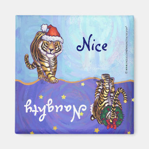 Tiger jul magnet