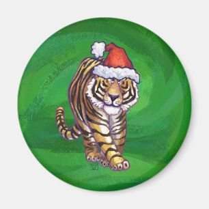 Tiger jul på Grönt Magnet