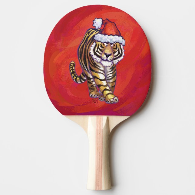 Tiger jul på Red Pingisracket (Framsidan)