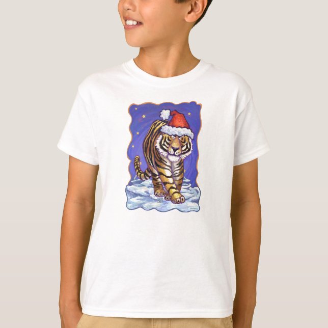 Tiger jul t-shirt (Framsida)