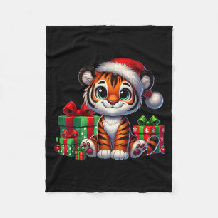 Tiger Julafton Lighting Santa Hat Tiger jul Fleecefilt