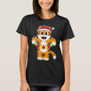 Tiger julgransljus t shirt