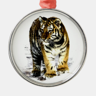 Tiger Julgransprydnad Metall