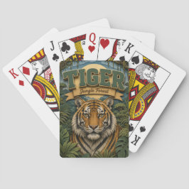 Tiger Jungle Forest POPCUT Casinokort