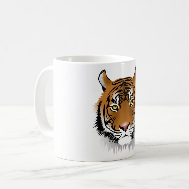 tiger kaffemugg (Framsida vänster)