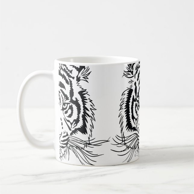 tiger kaffemugg (Vänster)