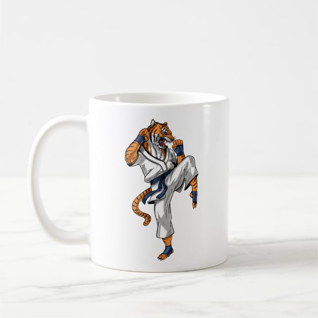 Tiger Karate Kaffemugg (Vänster)