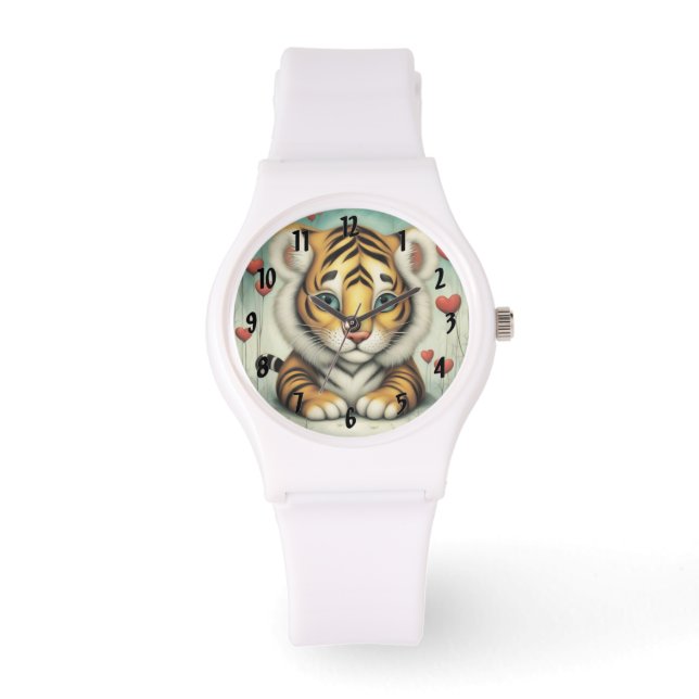 Tiger Kärlek 2 Armbandsur (Framsida)