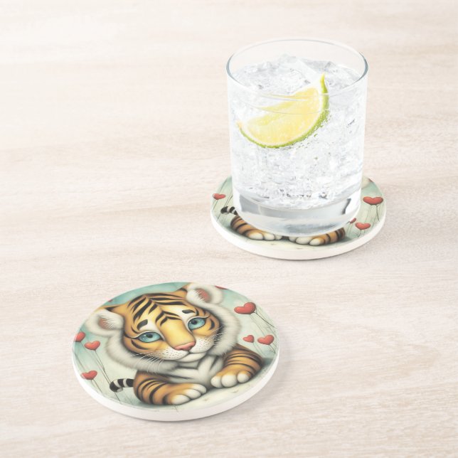Tiger Kärlek 2 Underlägg (Sidan)