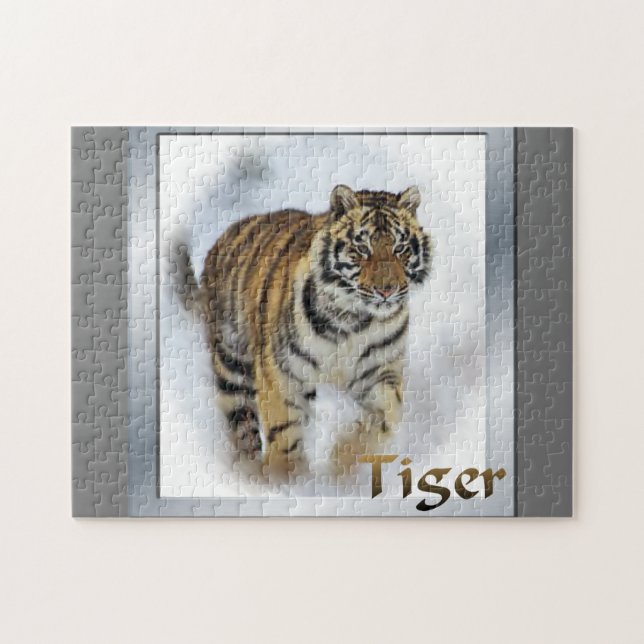 Tiger Kärlek Pussel (Horisontell)
