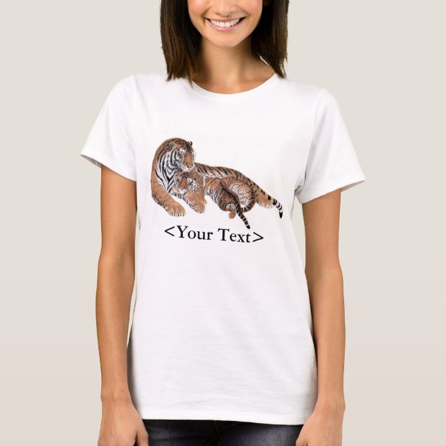 Tiger Kärlek T Shirt (Framsida)