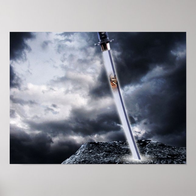 Tiger Katana Poster (Framsidan)