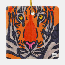 Tiger - Keramisk Ornament