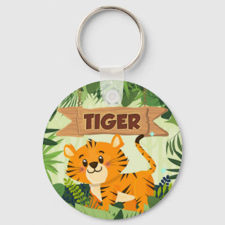 Tiger Keychain Nyckelring