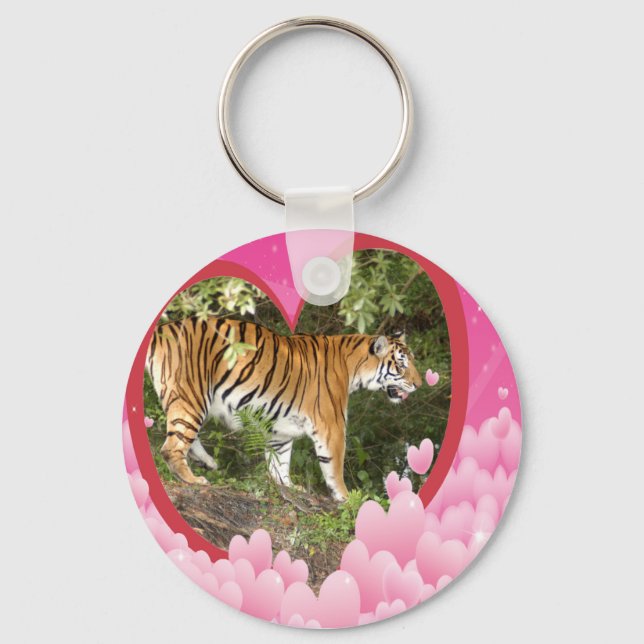 Tiger Keychain Nyckelring (Framsida)